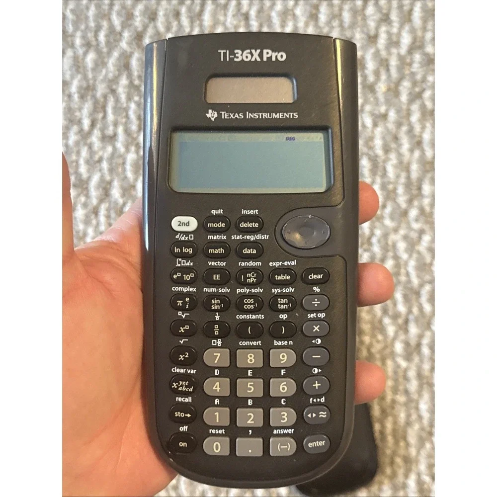Texas Instruments TI-36X‎ Pro Scientific Calculator Contains Battery